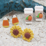 The Autumn Set - Polymer Clay Studs