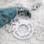 The Lilith Necklace - Love Anchors The Soul Necklace