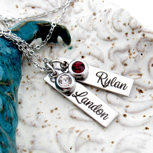 The Sonder Necklace - Personalized Name Necklace with Birthstone