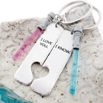 The Leia Set - Star Wars Keychain Set With Lightsaber
